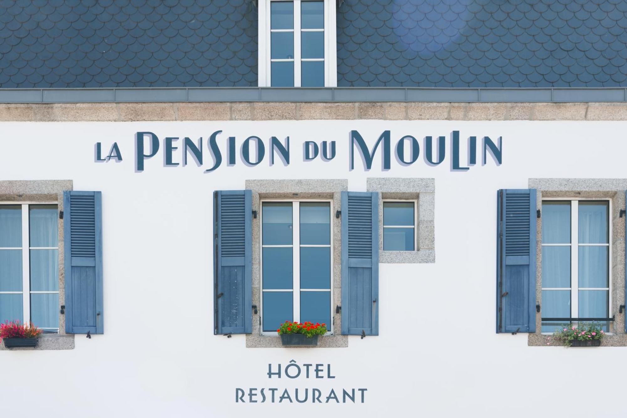 Logis Hotel Et Restaurant La Pension Du Moulin Pont-Aven Exteriör bild